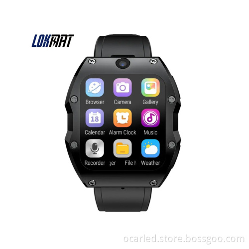 LOKMAT APPLLP 3 MAX Smartwatch: 4GB RAM, 128GB Storage, Touchscreen, WiFi, GPS, Fitness Tracker, SIM Card, 4G LTE